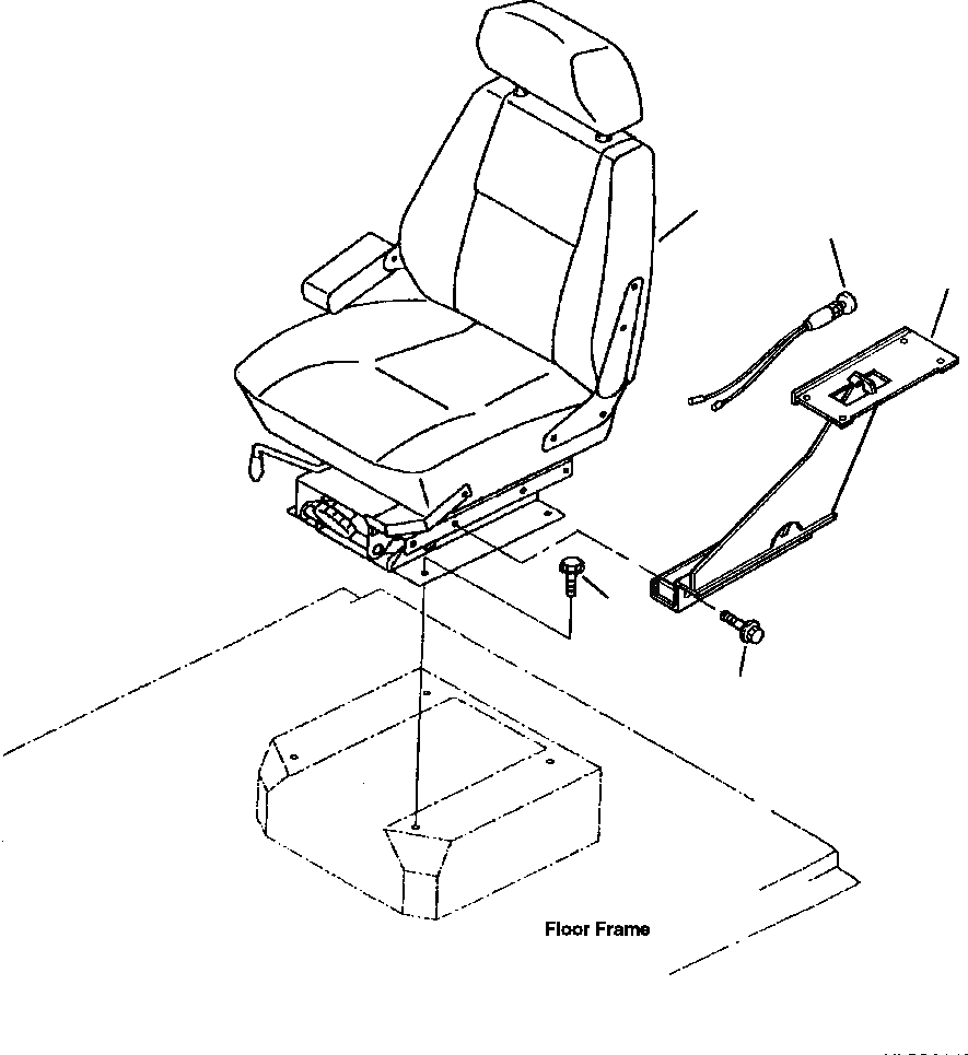 Схема запчастей Komatsu WA500-3L - K-A OPERATORS СИДЕНЬЕ ДЛЯ MACHINES С УПРАВЛЕНИЕМ ДЖОЙСТИКОМ OPERATORS ОБСТАНОВКА И СИСТЕМА УПРАВЛЕНИЯ