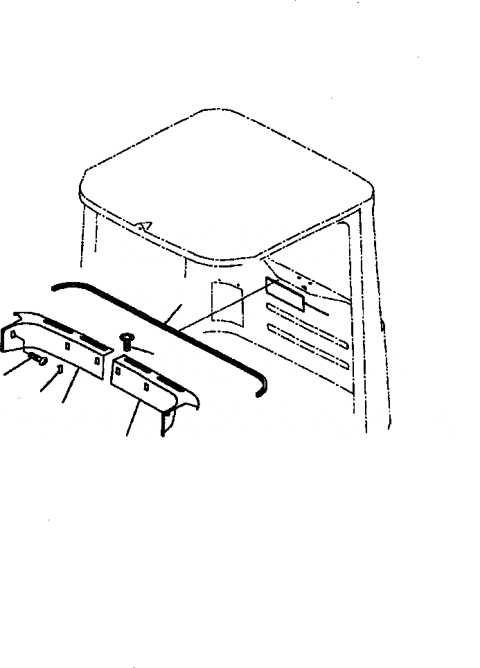 Схема запчастей Komatsu WA500-3L - K-A OPERATORS КАБИНА ЧАСТИ ИНТЕРЬЕРА - ЗАДН. OPERATORS ОБСТАНОВКА И СИСТЕМА УПРАВЛЕНИЯ