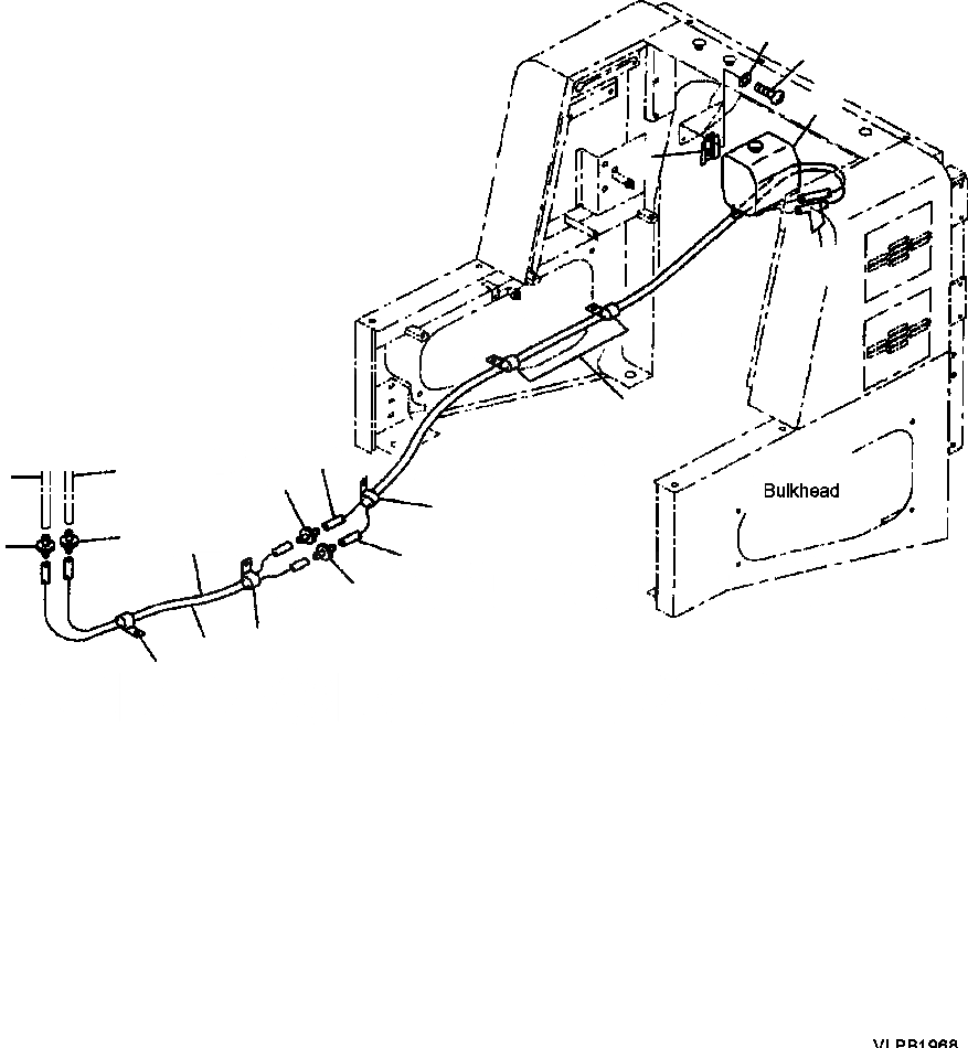 Схема запчастей Komatsu WA500-3L - K-A ОМЫВАТЕЛЬ СТЕКЛА БАК OPERATORS ОБСТАНОВКА И СИСТЕМА УПРАВЛЕНИЯ