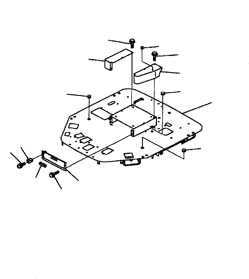 Схема запчастей Komatsu WA500-3L - K-A ПОЛ OPERATORS ОБСТАНОВКА И СИСТЕМА УПРАВЛЕНИЯ