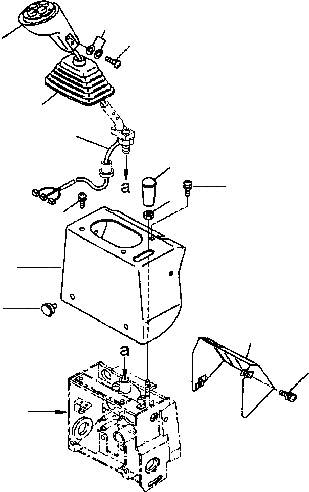 Схема запчастей Komatsu WA500-3L - K-7A7 ДЖОЙСТИК РУЛЕВ. УПРАВЛЕНИЕ УПРАВЛ-ЕS РУКОЯТЬ КРЕПЛЕНИЕ OPERATORS ОБСТАНОВКА И СИСТЕМА УПРАВЛЕНИЯ