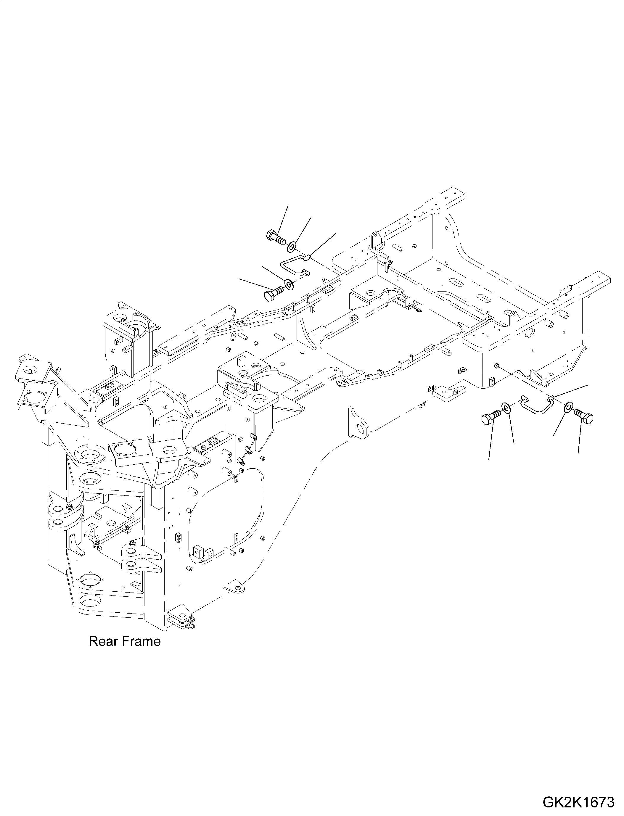 Схема запчастей Komatsu WA500-7 - КАПОТ, БЕЗ ЗАДН. ПОЛН. КРЫЛО, РУКОЯТЬ КАПОТ, БЕЗ ЗАДН. ПОЛН. КРЫЛО