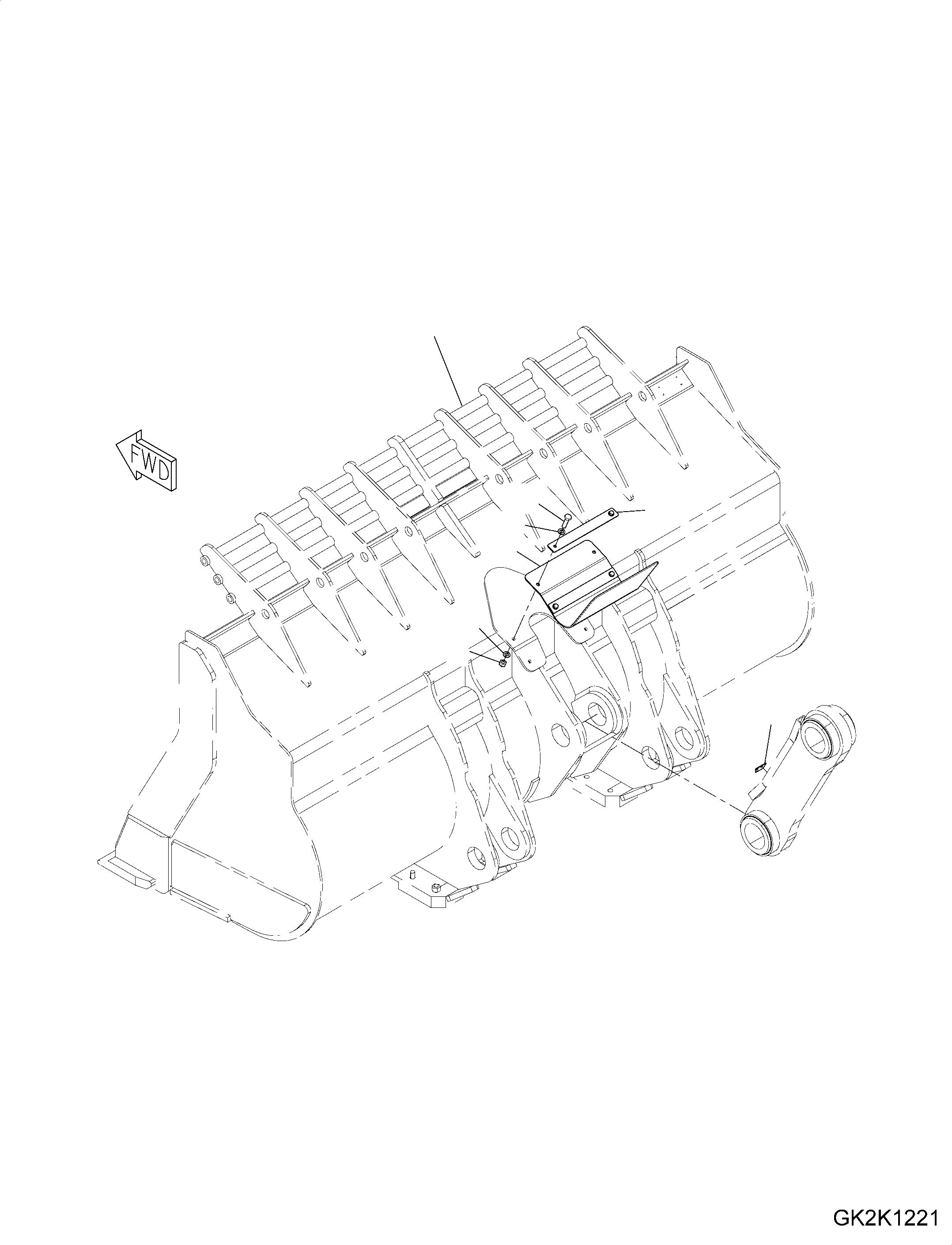 Схема запчастей Komatsu WA500-7 - КОВШ, КАБИНА (INКАПОТ) (С ЧАСТИ КОРПУСА)(№30025-31999) COVER, (CODE: S) КОВШ, КАБИНА (INКАПОТ) (С ЧАСТИ КОРПУСА)(№30025-31999) COVER, (CODE: S)