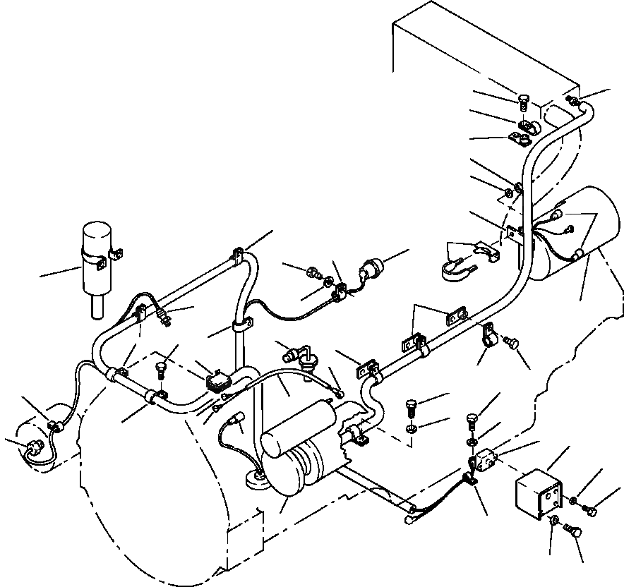 Схема запчастей Komatsu WA600-1LC - ЭЛЕКТРИКА ДВИГАТЕЛЬ ДАТЧИКS (/) КОМПОНЕНТЫ ДВИГАТЕЛЯ & ЭЛЕКТРИКА
