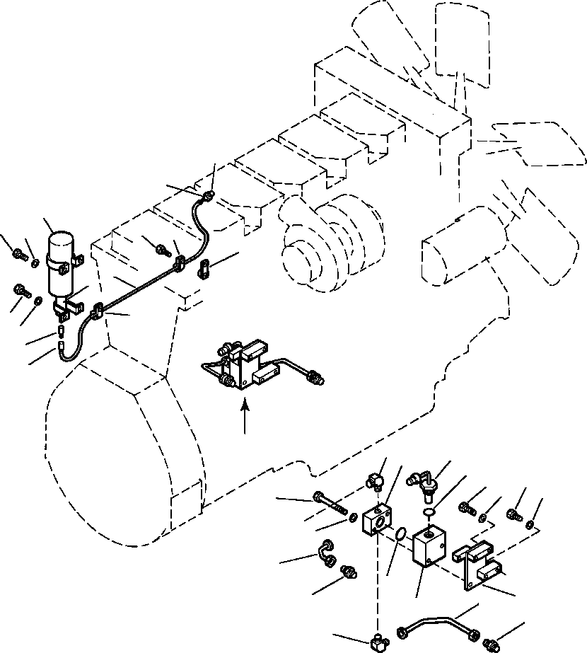 Схема запчастей Komatsu WA600-1LC - ЭЛЕКТРИКА ДВИГАТЕЛЬ ДАТЧИКS (/) КОМПОНЕНТЫ ДВИГАТЕЛЯ & ЭЛЕКТРИКА