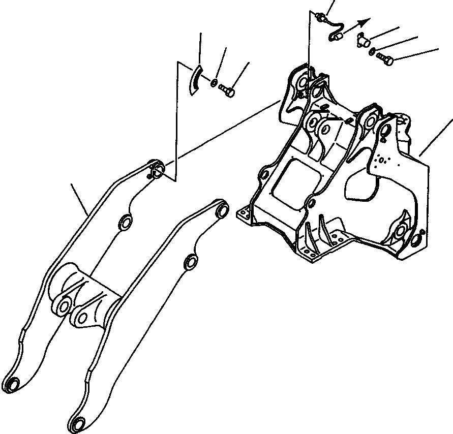 Схема запчастей Komatsu WA600-1LC - ПОГРУЗ. METER ПЕРЕДН. КОМПОНЕНТЫ ДВИГАТЕЛЯ & ЭЛЕКТРИКА