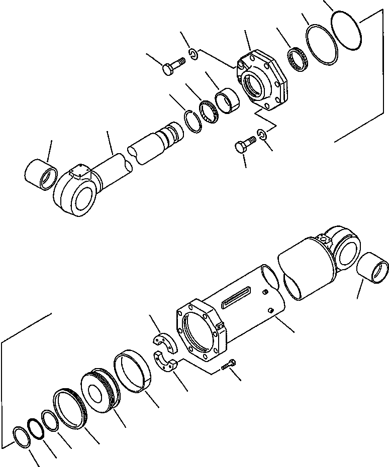 Схема запчастей Komatsu WA600-1LC - ГИДРОЦИЛИНДР КОВША ДЛЯ MACHINES С СТАНДАРТН. РУКОЯТЬ УПРАВЛ-Е РАБОЧИМ ОБОРУДОВАНИЕМ