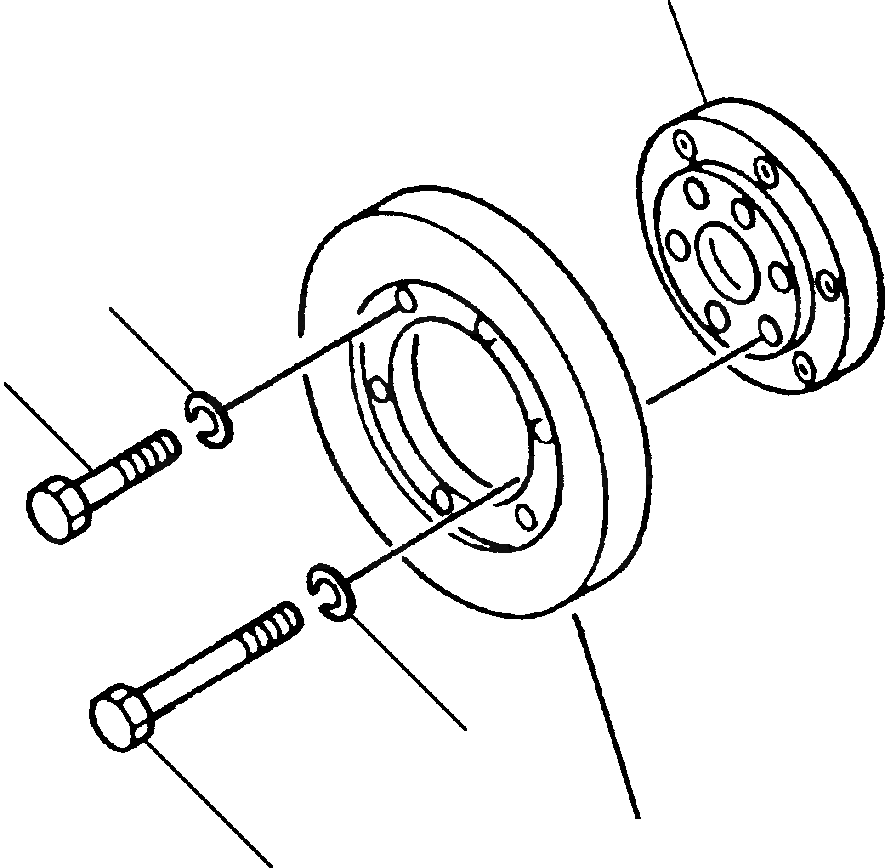 Схема запчастей Komatsu WA600-1LC - ДЕМПФЕР БЛОК ЦИЛИНДРОВ