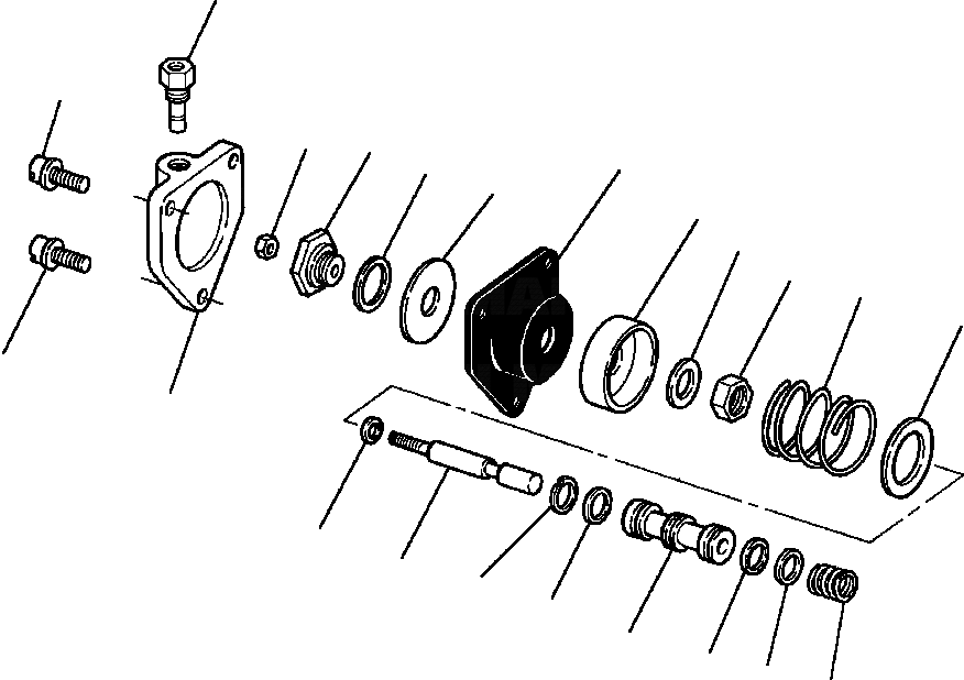 Схема запчастей Komatsu WA600-1LC - AFC ASSEMBLY ТОПЛИВН. СИСТЕМА