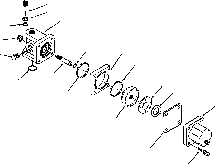 Схема запчастей Komatsu WA600-1LC - ТОПЛИВН. ОТСЕКАЮЩ. КЛАПАН ТОПЛИВН. СИСТЕМА