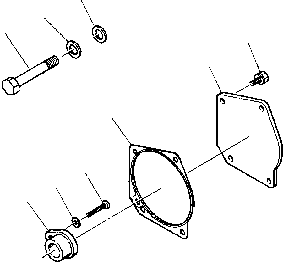 Схема запчастей Komatsu WA600-1LC - ГИДР. НАСОС. COVER АКСЕССУАРЫ