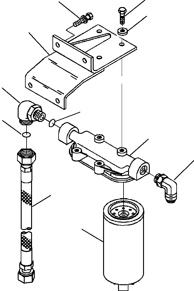 Схема запчастей Komatsu WA600-1LE - ТОПЛИВН. ФИЛЬТР. ТОПЛИВН. СИСТЕМА