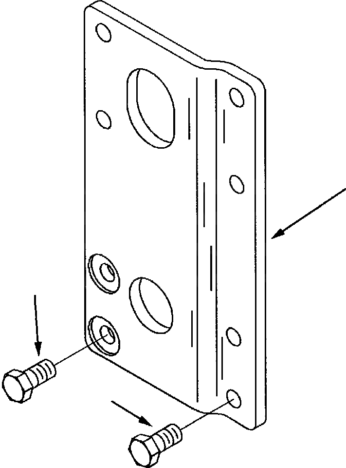 Схема запчастей Komatsu WA600-1LE - ПОДЪЕМ КОРПУС КРЕПЛЕНИЕ ДВИГАТЕЛЯ