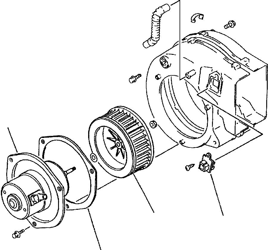 Схема запчастей Komatsu WA600-1L - БЛОК КОНДИЦИОНЕРА (DENSO) (/) -