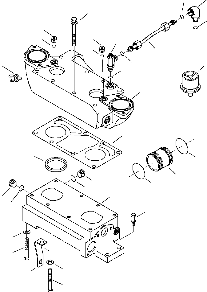 Схема запчастей Komatsu WA600-3 - A9-AA ТЕРМОСТАТ И ТЕРМОСТАТ ДВИГАТЕЛЬ