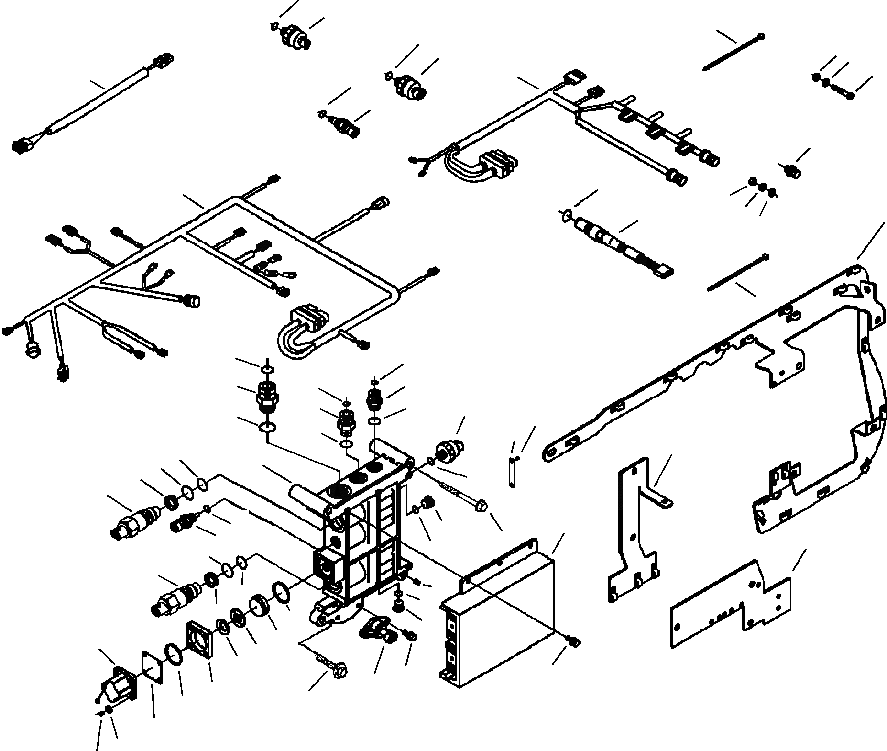 Схема запчастей Komatsu WA600-3 - A-AA УПРАВЛ-Е ДВИГАТЕЛЕМ MODULE ТОПЛИВН. SHUT OFF КЛАПАН И ДАТЧИКS ДВИГАТЕЛЬ