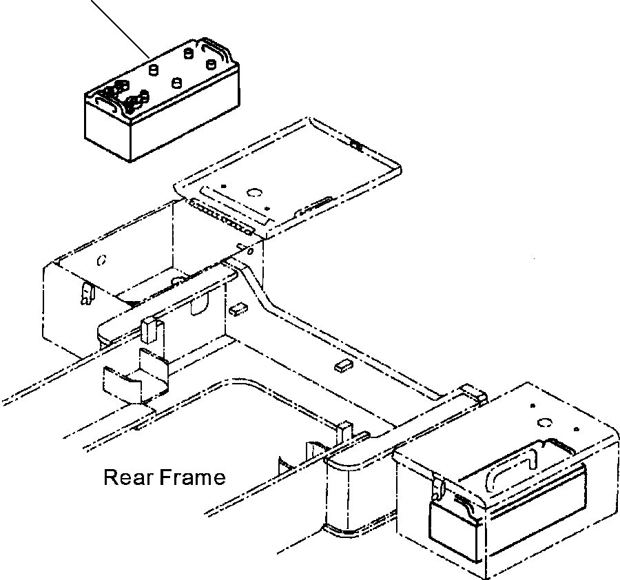Схема запчастей Komatsu WA600-3 - E-A АККУМУЛЯТОР ЭЛЕКТРИКА