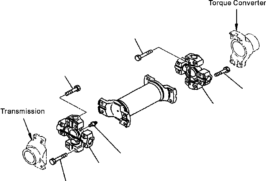 Схема запчастей Komatsu WA600-3 - F-A ПРИВОДВАЛ ВЕРХН. СИЛОВАЯ ПЕРЕДАЧА И КОНЕЧНАЯ ПЕРЕДАЧА