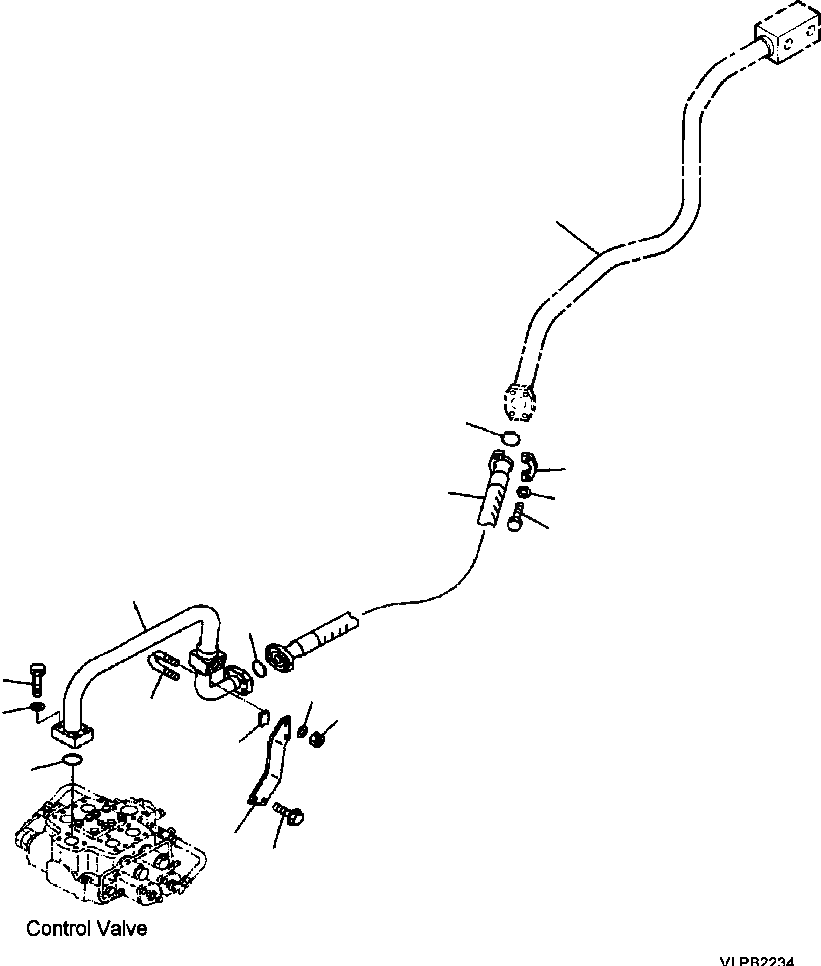 Схема запчастей Komatsu WA600-3 - H-A ГИДРОЛИНИЯ ЛИНИЯ ПОДАЧИ - УПРАВЛЯЮЩ. КЛАПАН (/) ГИДРАВЛИКА