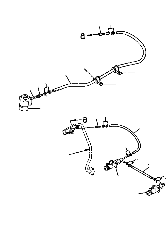 Схема запчастей Komatsu WA600-3 - H-A РУЛЕВ. УПРАВЛЕНИЕ ЛИНИЯ ВОЗВРАТН. ЛИНИЯ БЕЗ ДЖОЙСТИК РУЛЕВ. УПРАВЛЕНИЕ ГИДРАВЛИКА