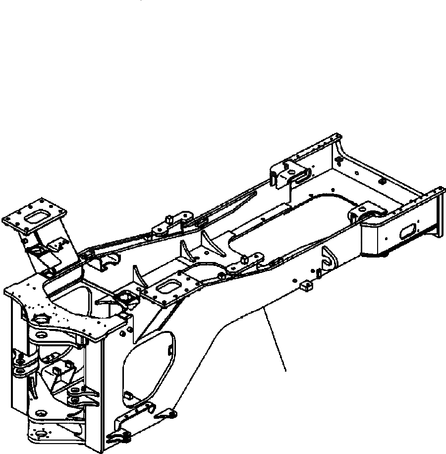 Схема запчастей Komatsu WA600-3 - J-A ЗАДН. РАМА LOGGER ОСНОВНАЯ РАМА И ЕЕ ЧАСТИ