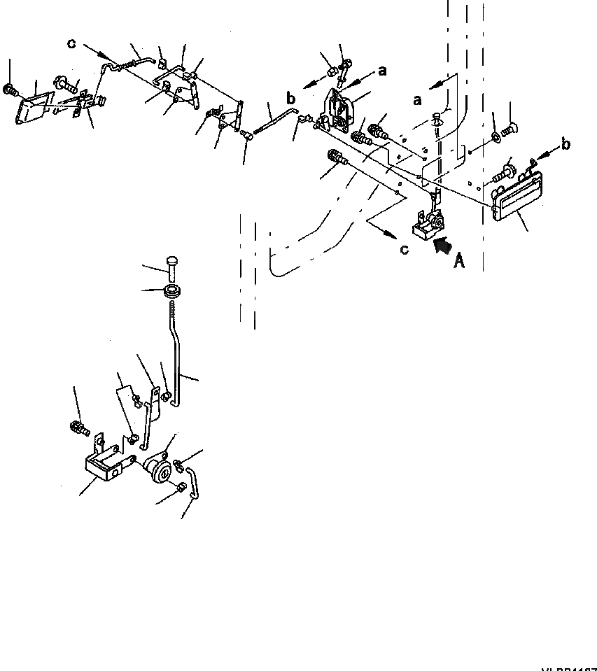 Схема запчастей Komatsu WA600-3 - K-A ЛЕВ. ДВЕРЬ ASSEMBLY ЗАМОК ДВЕРИ OPERATORXD S ОБСТАНОВКА И СИСТЕМА УПРАВЛЕНИЯ