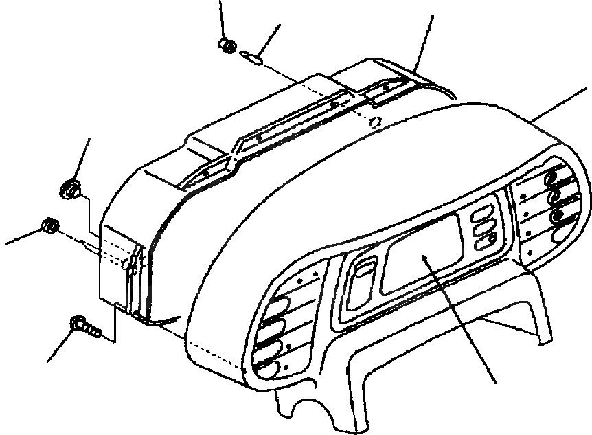 Схема запчастей Komatsu WA600-3 - K-A ОСНОВН. МОНИТОР OPERATORXD S ОБСТАНОВКА И СИСТЕМА УПРАВЛЕНИЯ