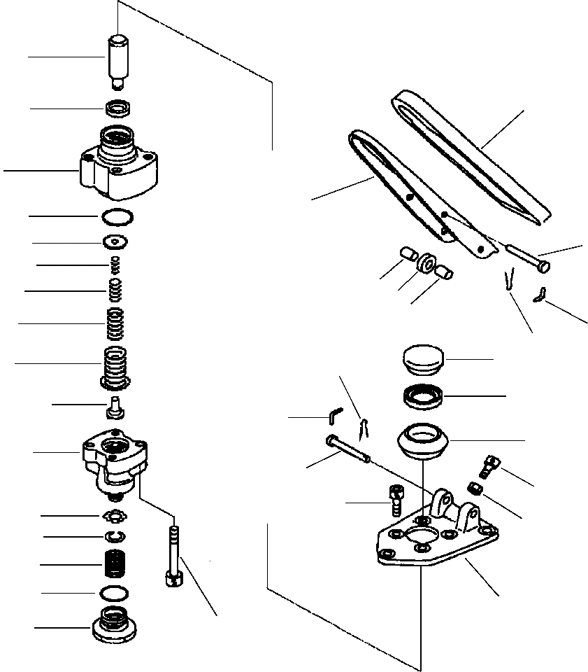 Схема запчастей Komatsu WA600-3 - K-A УПРАВЛ-Е ТОРМОЗОМ ОДИНОЧН. ТОРМОЗН. КЛАПАН OPERATORXD S ОБСТАНОВКА И СИСТЕМА УПРАВЛЕНИЯ
