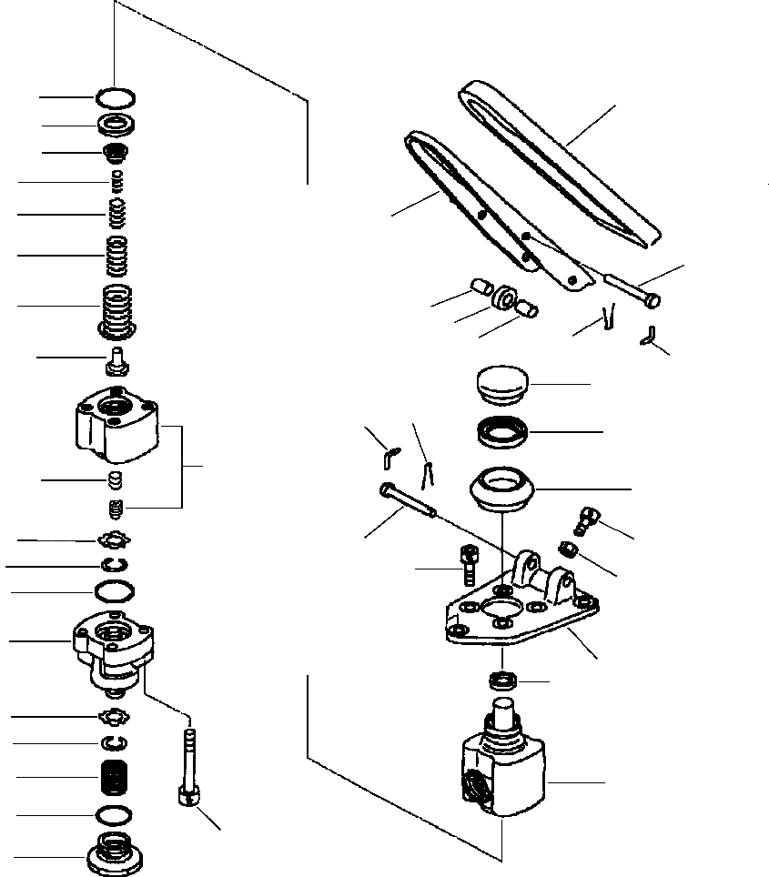 Схема запчастей Komatsu WA600-3 - K-A УПРАВЛ-Е ТОРМОЗОМ ТАНДЕМН. ТОРМОЗН. КЛАПАН OPERATORXD S ОБСТАНОВКА И СИСТЕМА УПРАВЛЕНИЯ