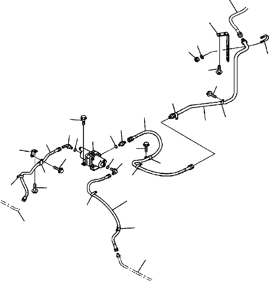 Схема запчастей Komatsu WA600-3 - K-A УПРАВЛ-Е ТОРМОЗОМ ПЕРЕДН. РЕГУЛ. УСИЛИЯ ТРУБЫ OPERATORXD S ОБСТАНОВКА И СИСТЕМА УПРАВЛЕНИЯ