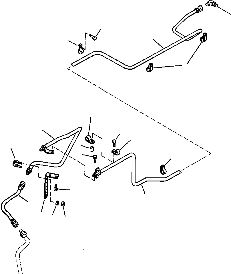 Схема запчастей Komatsu WA600-3 - K-A УПРАВЛ-Е ТОРМОЗОМ ЗАДН. РЕГУЛ. УСИЛИЯ ТРУБЫ OPERATORXD S ОБСТАНОВКА И СИСТЕМА УПРАВЛЕНИЯ