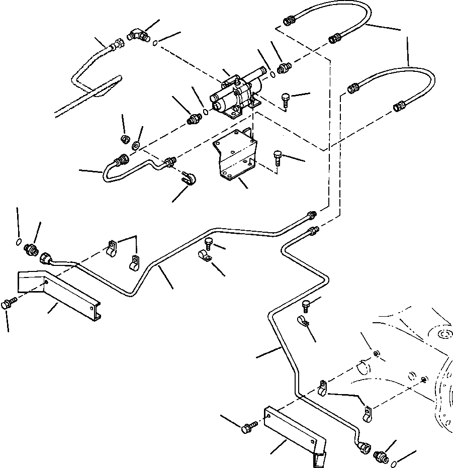 Схема запчастей Komatsu WA600-3 - K7-A УПРАВЛ-Е ТОРМОЗОМ ТОРМОЗНОЙ КЛАПАН ТРУБЫ OPERATORXD S ОБСТАНОВКА И СИСТЕМА УПРАВЛЕНИЯ