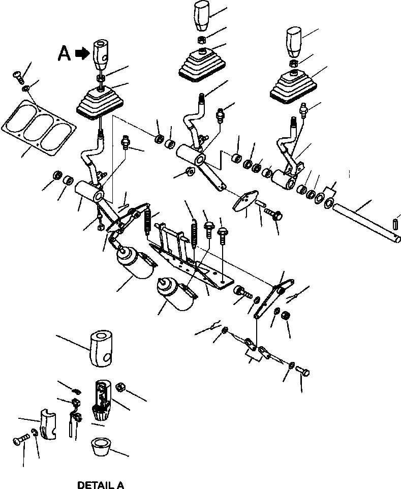 Схема запчастей Komatsu WA600-3 - K-A УПРАВЛЕНИЕ ПОГРУЗКОЙS 3-Х СЕКЦИОНН. РЫЧАГ УПРАВЛЕНИЯ РАБОЧИМ ОБОРУДОВАНИЕМS OPERATORXD S ОБСТАНОВКА И СИСТЕМА УПРАВЛЕНИЯ