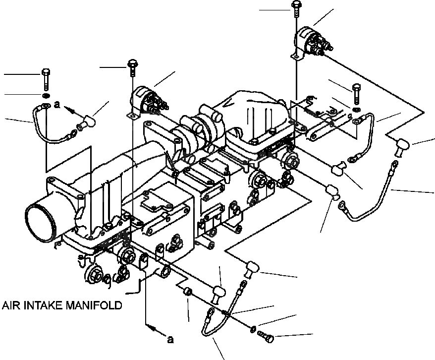 Схема запчастей Komatsu WA600-3LK - FIG. A7-AA ВЫКЛЮЧАТЕЛЬ ПОДОГРЕВАТЕЛЯ ДВИГАТЕЛЬ