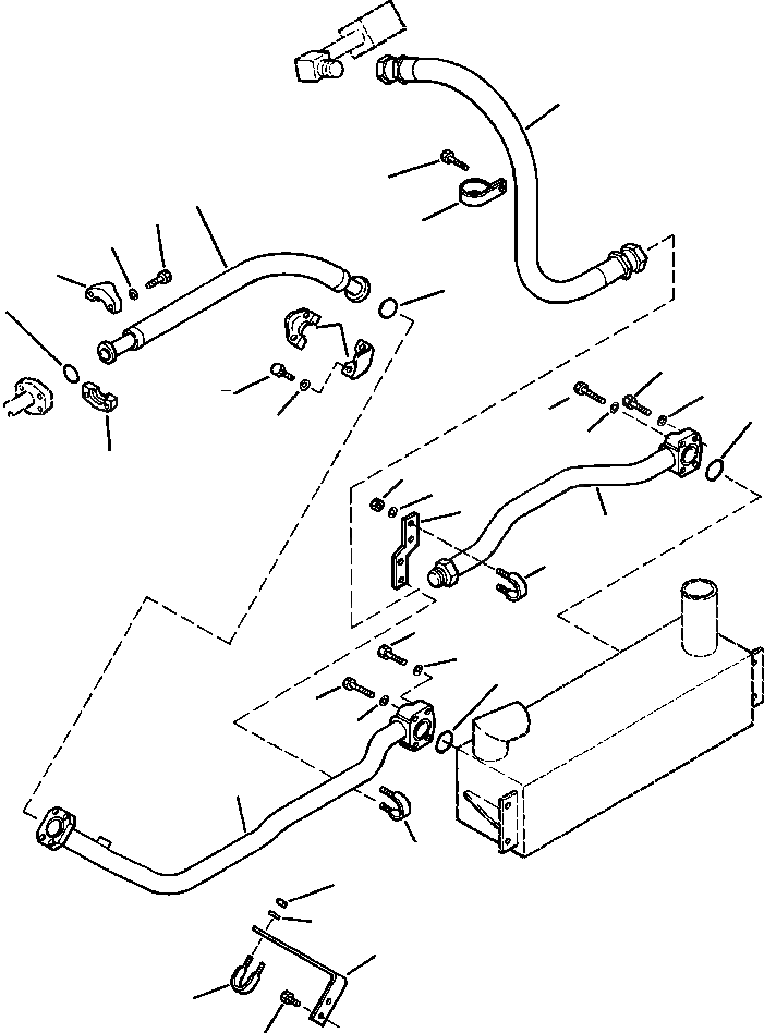 Схема запчастей Komatsu WA600-3LK - FIG. F7-8A ГИДРОТРАНСФОРМАТОР И ТРАНСМИССИЯ ЛИНИЯ - ЛИНИИ МАСЛООХЛАДИТЕЛЯ СИЛОВАЯ ПЕРЕДАЧА И КОНЕЧНАЯ ПЕРЕДАЧА