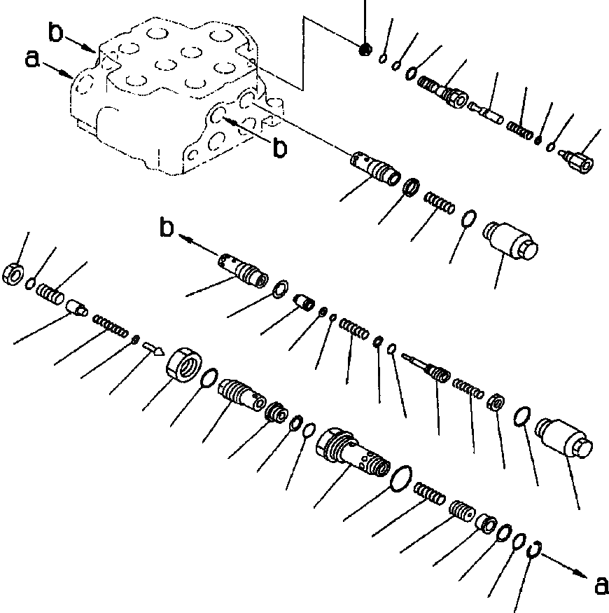 Схема запчастей Komatsu WA600-3LK - FIG. H-A ОБОРУД-Е УПРАВЛЯЮЩ. КЛАПАН - RELIEF, БЕЗОПАСН., ВСАСЫВ. И ПЛАВАЮЩ КЛАПАН СЕЛЕКТОРА ГИДРАВЛИКА