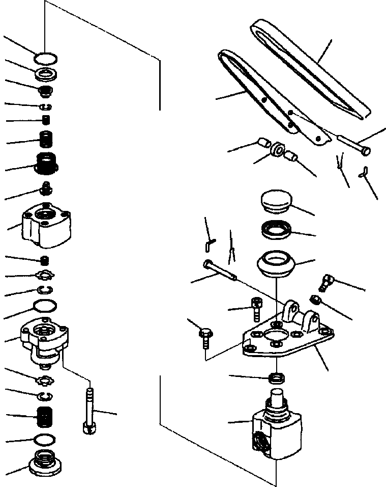Схема запчастей Komatsu WA600-3LK - FIG. K-A УПРАВЛ-Е ТОРМОЗОМ - ТАНДЕМН. ТОРМОЗН. КЛАПАН КАБИНА ОПЕРАТОРА И СИСТЕМА УПРАВЛЕНИЯ