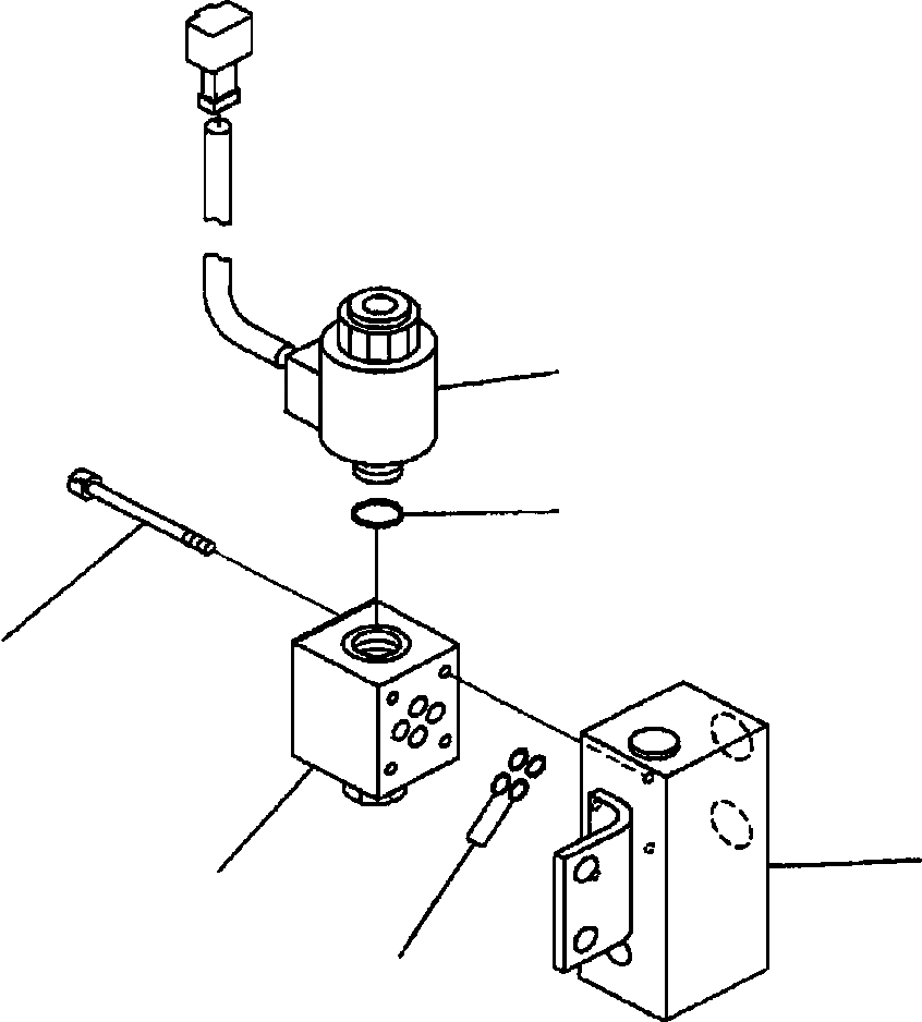 Схема запчастей Komatsu WA600-3LK - FIG. K-A УПРАВЛ-Е ТОРМОЗОМ - СОЛЕНОИДНЫЙ КЛАПАН КАБИНА ОПЕРАТОРА И СИСТЕМА УПРАВЛЕНИЯ