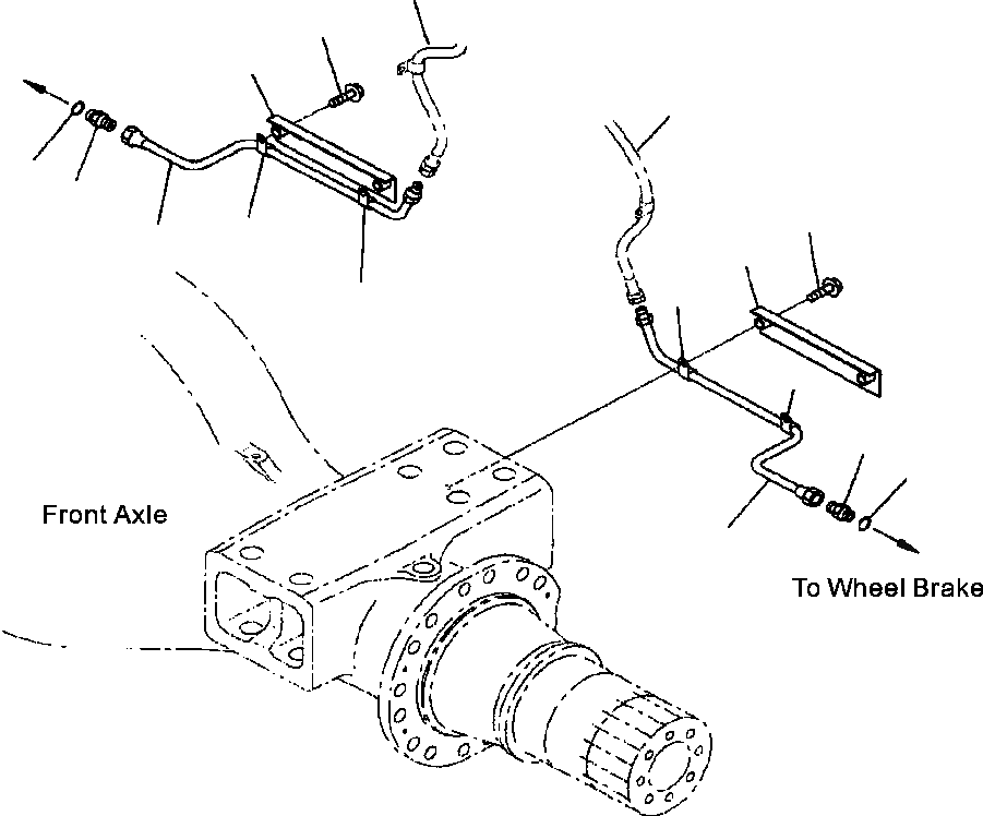 Схема запчастей Komatsu WA600-3LK - FIG. K7-A УПРАВЛ-Е ТОРМОЗОМ - ПЕРЕДН. РЕГУЛ. УСИЛИЯ - ПЕРЕДН. ТОРМОЗ. КАБИНА ОПЕРАТОРА И СИСТЕМА УПРАВЛЕНИЯ