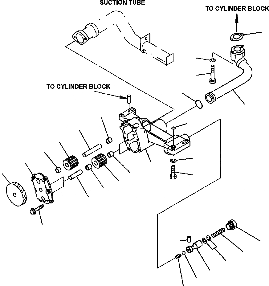 Схема запчастей Komatsu WA700-3L - FIG. A-AA СМАЗЫВ. НАСОС ДВИГАТЕЛЬ
