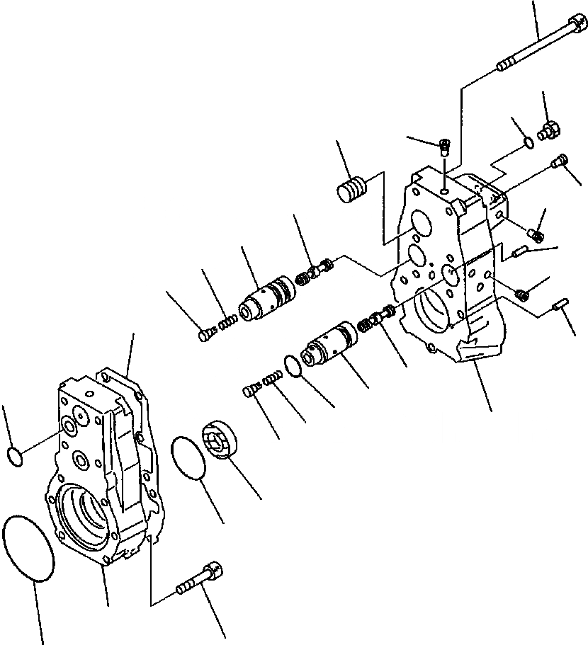 Схема запчастей Komatsu WA700-3L - FIG. A-DH ТОПЛ. НАСОС РЕГУЛЯТОР (/) ДВИГАТЕЛЬ