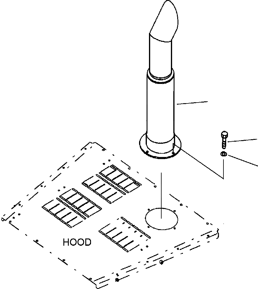 Схема запчастей Komatsu WA700-3L - FIG. B-A ВЫПУСКН. СИСТЕМА КОМПОНЕНТЫ ДВИГАТЕЛЯ