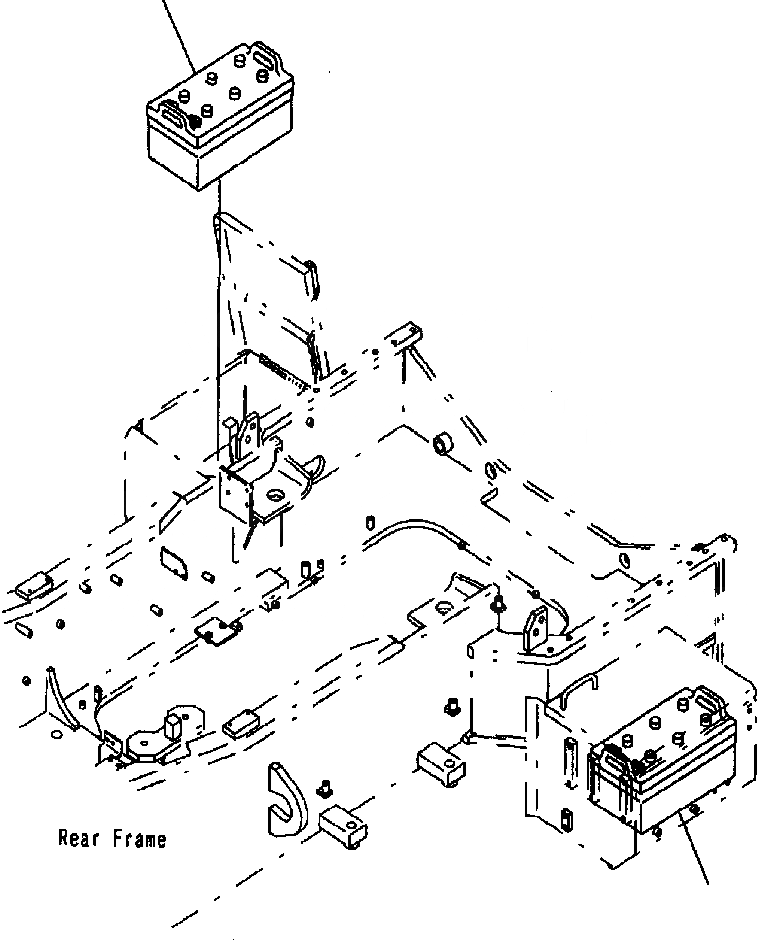 Схема запчастей Komatsu WA700-3L - FIG. E-A АККУМУЛЯТОР ЭЛЕКТРИКА
