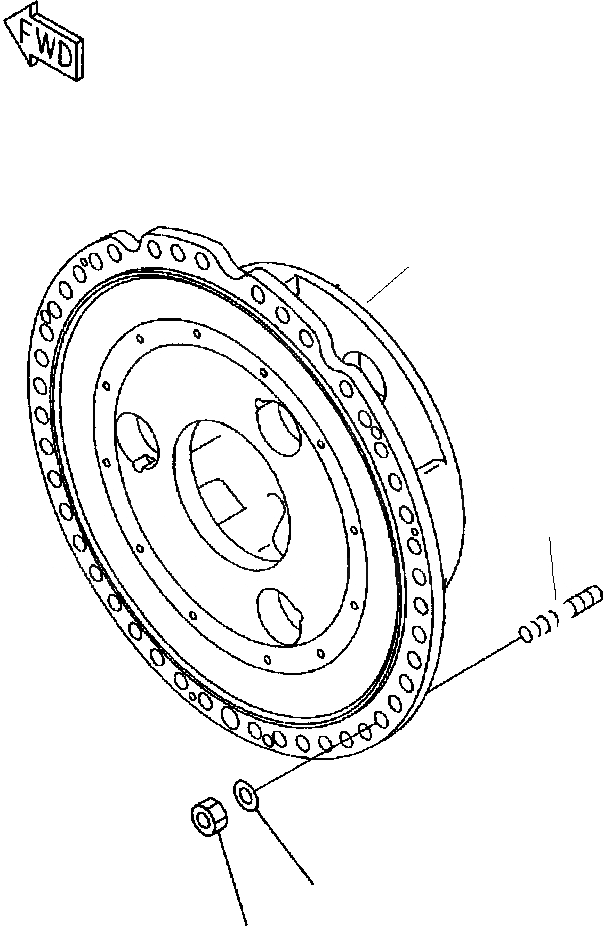 Схема запчастей Komatsu WA700-3L - FIG. F-A КОЛЕСА ОБОД КОЛЕСА ЭЛЕМЕНТЫ КРЕПЛЕНИЯ СИЛОВАЯ ПЕРЕДАЧА И КОНЕЧНАЯ ПЕРЕДАЧА
