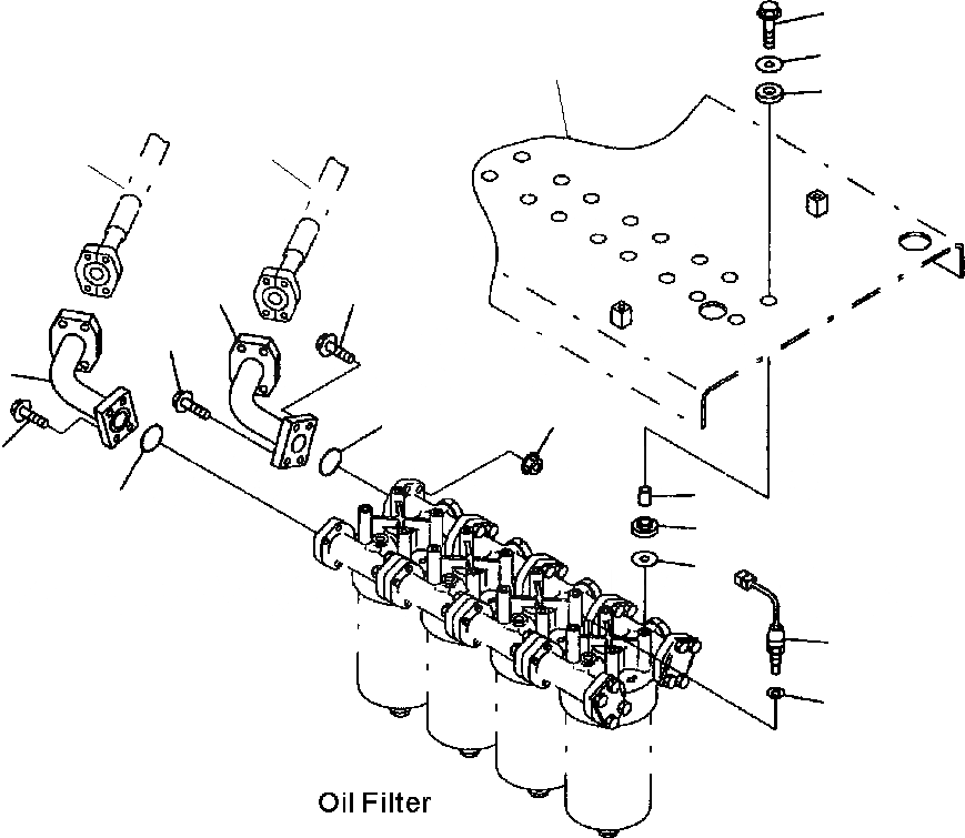 Схема запчастей Komatsu WA700-3L - FIG. F7-A ГИДРОТРАНСФОРМАТОР И ТРАНСМИССИЯ ЛИНИЯ - МАСЛ. ФИЛЬТР ТРУБЫ СИЛОВАЯ ПЕРЕДАЧА И КОНЕЧНАЯ ПЕРЕДАЧА