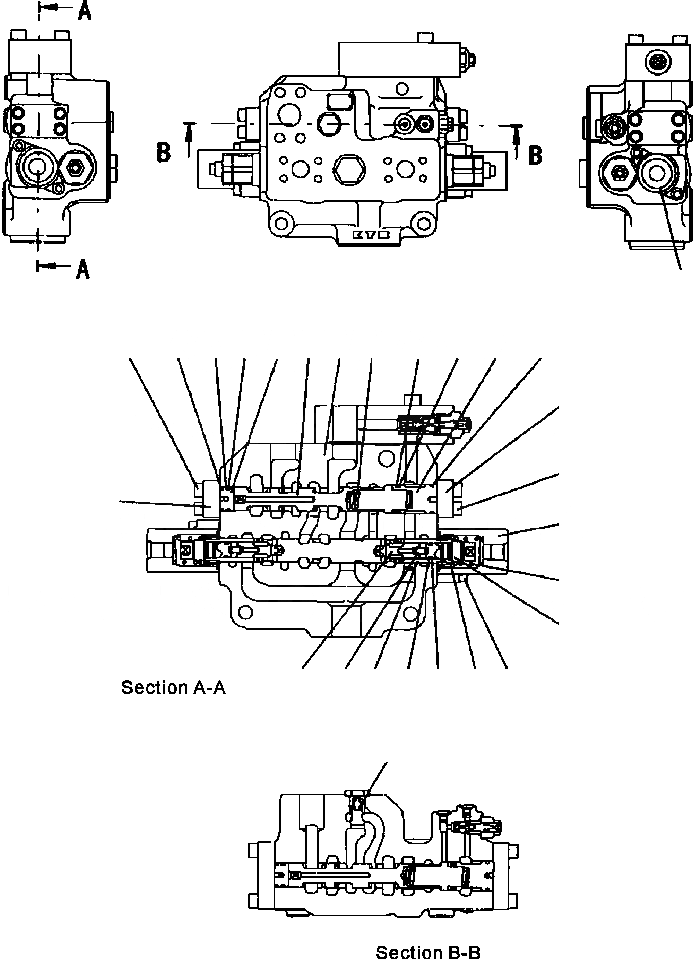 Схема запчастей Komatsu WA700-3L - FIG. H-A РУЛЕВ. УПРАВЛЕНИЕ ЗАПРАШИВАЮЩ. КЛАПАН - КОЖУХ ASSEMBLY ГИДРАВЛИКА