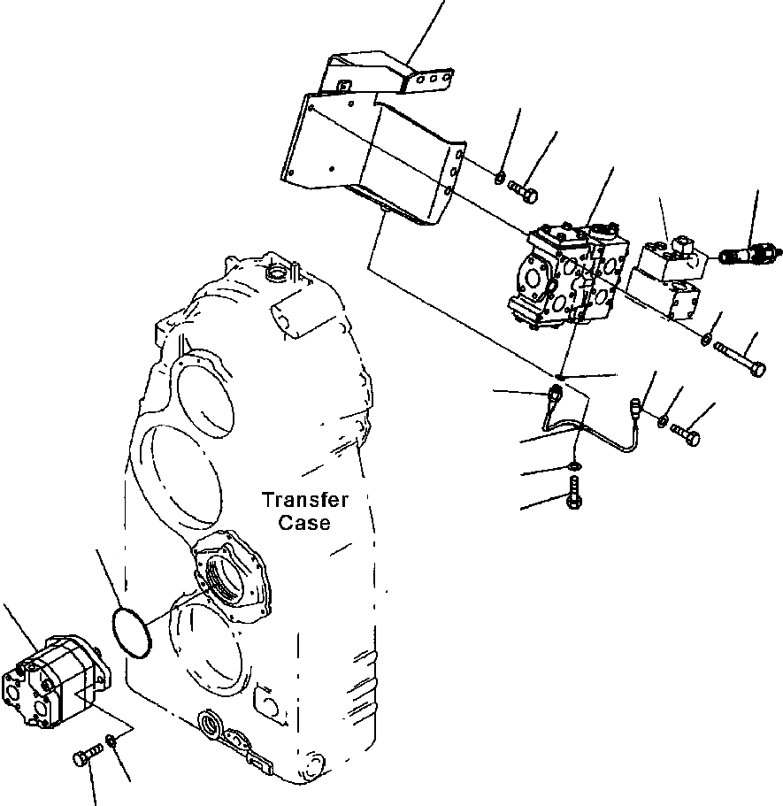 Схема запчастей Komatsu WA700-3L - FIG. H-A GROUND ПРИВОДN ГИДРАВЛИКА РУЛ. УПРАВЛЕНИЯ - НАСОС И ПЕРЕПУСКН. КЛАПАН И ЭЛЕМЕНТЫ КРЕПЛЕНИЯ ГИДРАВЛИКА