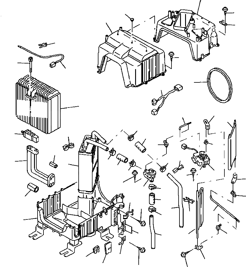 Схема запчастей Komatsu WA700-3L - FIG. K7-A КОНДИЦ. ВОЗДУХА - БЛОК КОНДИЦИОНЕРА КАБИНА ОПЕРАТОРА И СИСТЕМА УПРАВЛЕНИЯ