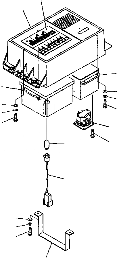 Схема запчастей Komatsu WA700-3L - FIG. K-A СЛУЖЕБН. МОНИТОР - ВНУТР. ЧАСТИ КАБИНА ОПЕРАТОРА И СИСТЕМА УПРАВЛЕНИЯ