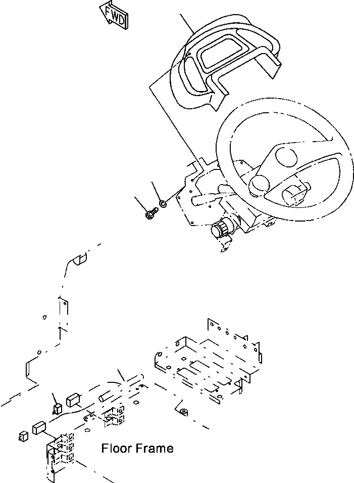 Схема запчастей Komatsu WA700-3L - FIG. K-A ОСНОВН. МОНИТОР - С УПРАВЛЕНИЕМ ДЖОЙСТИКОМ КАБИНА ОПЕРАТОРА И СИСТЕМА УПРАВЛЕНИЯ